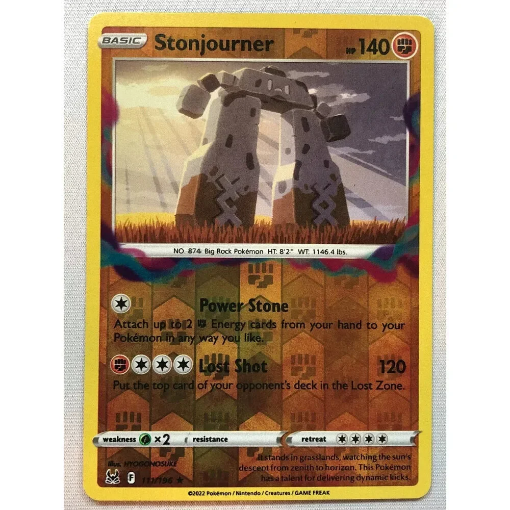 Sword and Shield Lost Origin Reverse Holo 111 Stonjourner